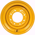 12x16.5 Skid Steer Wheel/Rim 16.5x9.75 - John Deere Yellow