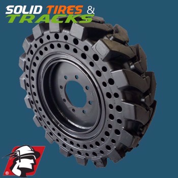 Mclaren NuAir Solid Skid Steer Tires 36x12-20, 10 Bolt Holes