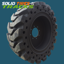 14x17.5/ 36x12-20 Backhoe Solid Rubber Tires for 4 Wheel Drive
