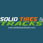 14x17.5/ 36x12-20 Backhoe Solid Rubber Tires for 4 Wheel Drive