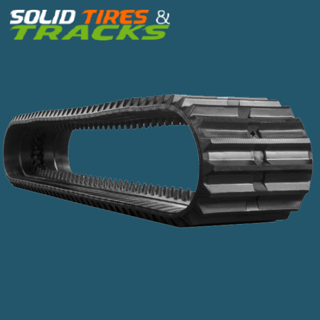 900x150x66 Crawler Dumper Rubber Tracks- Straight Bar