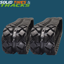 400x86x50  CTL Rubber Track-Turf Pattern