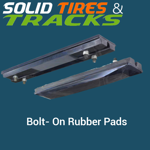 12" 300mm Bolt-On Rubber Pad