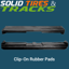 450mm Clip-On Rubber Pad 135mm Pitch- Heavy Duty