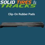 450mm Clip-On Rubber Pad 135mm Pitch- Heavy Duty