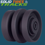 Bobcat CTL Triple Flange Bottom Roller 6698047
