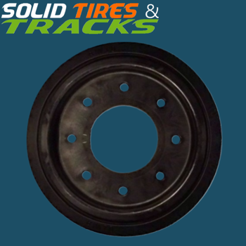 Rubber Outer Bogie Wheel with Center Hole