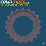 Komatsu PC75UU-3 Sprocket # 21W-27-31110 / 21W-27-31112