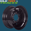 10-16.5 Skid Steer Wheels/ Rims 16.5x8.25 - Titan Glossy Black 6 Bolt