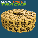 KM1170 Sealed and Greased Track Chain Assembly with 56 Links